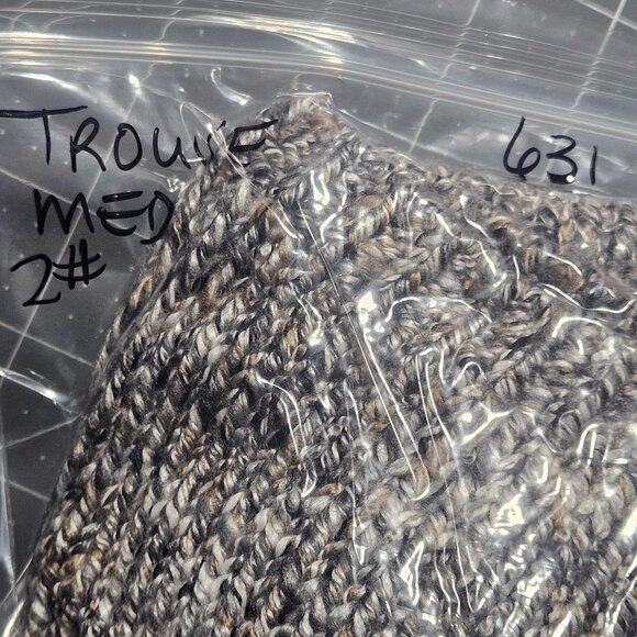 Trouvé Women’s Cropped Sweater Gray Zip M Minimalist Academia Espressocore - Picture 8 of 12